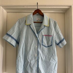 Mira Mikati Gingham Top